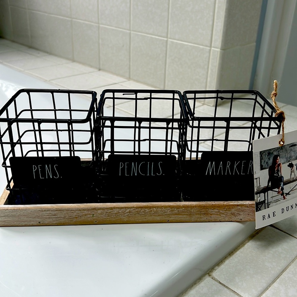 Rae Dunn Pens. Pencils. Markers holder